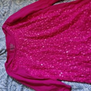 Old navy hot pink shirt, size 8